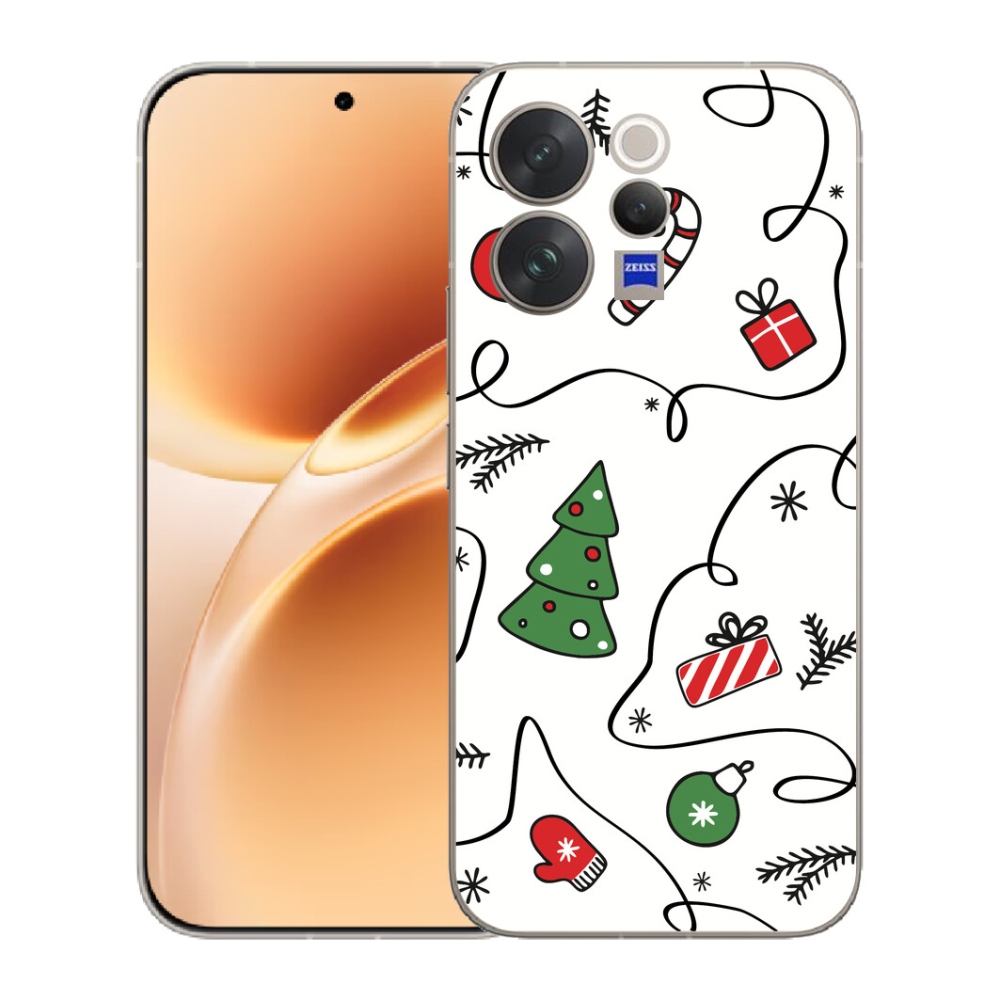 mmCase géltok a Vivo V70-hez – karácsonyi motívumokkal