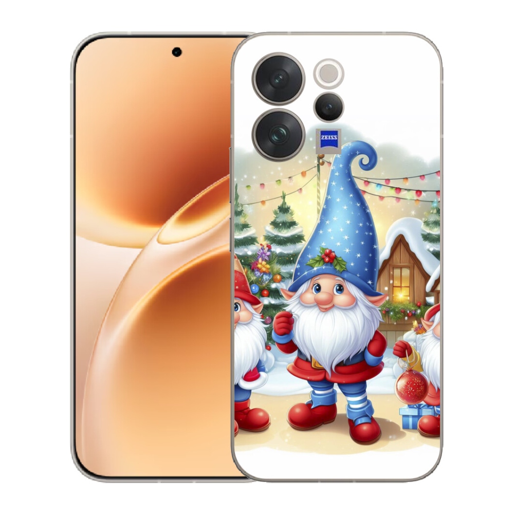 mmCase gél tok a Vivo V70-hez – karácsonyi manók