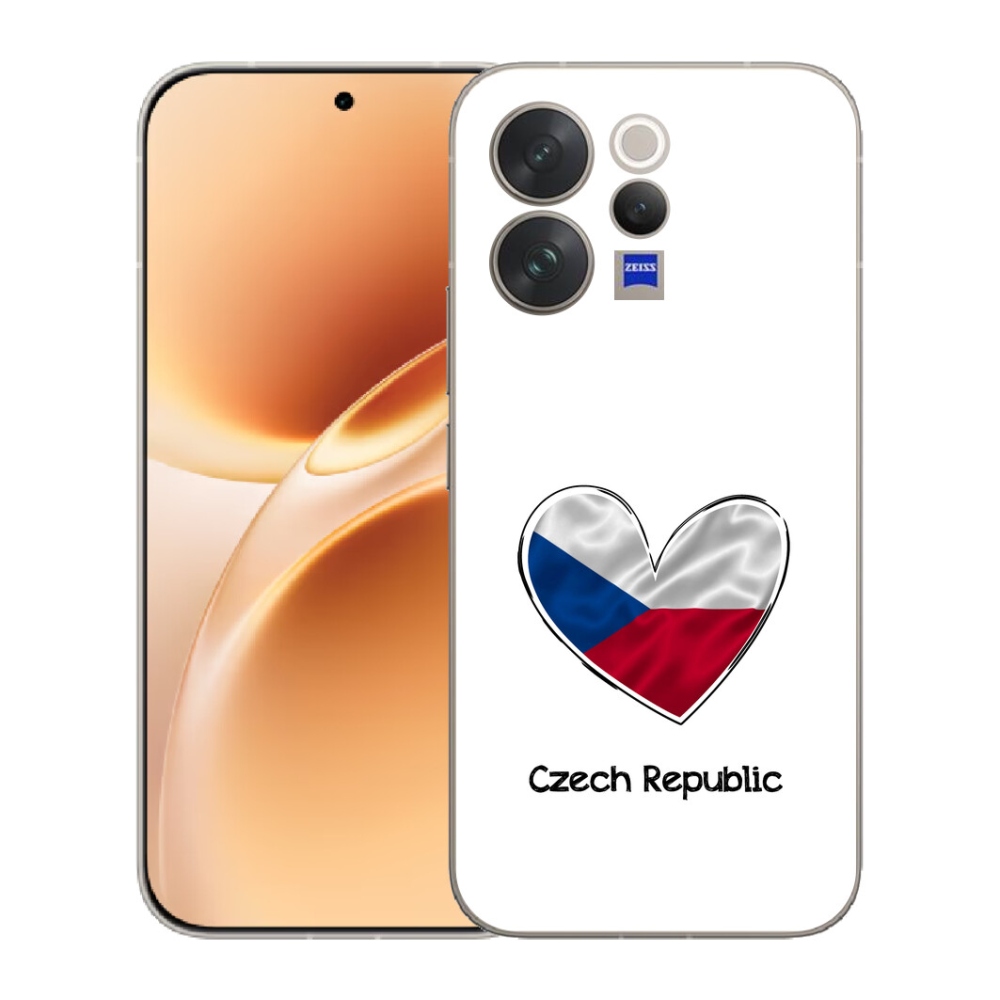 mmCase géltok a Vivo V70-hez – zászló, szív, fehér háttér