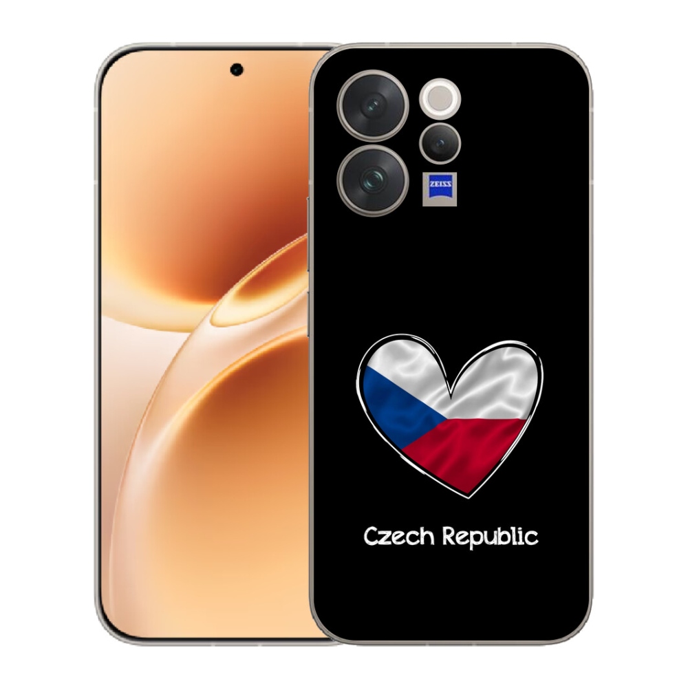 mmCase géltok a Vivo V70-hez – zászló, szív, fekete háttér