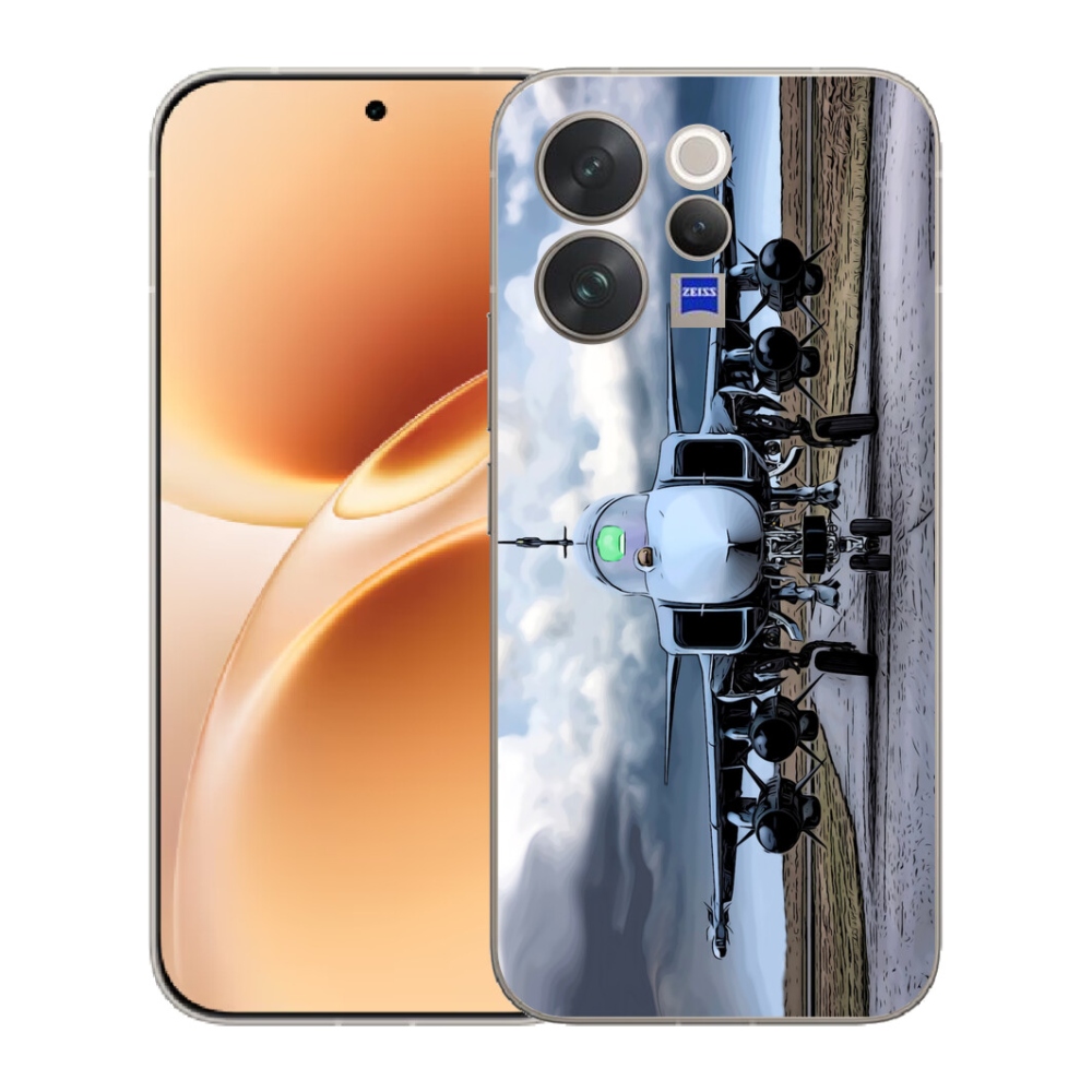 mmCase géltok a Vivo V70-hez – katonai repülőgép