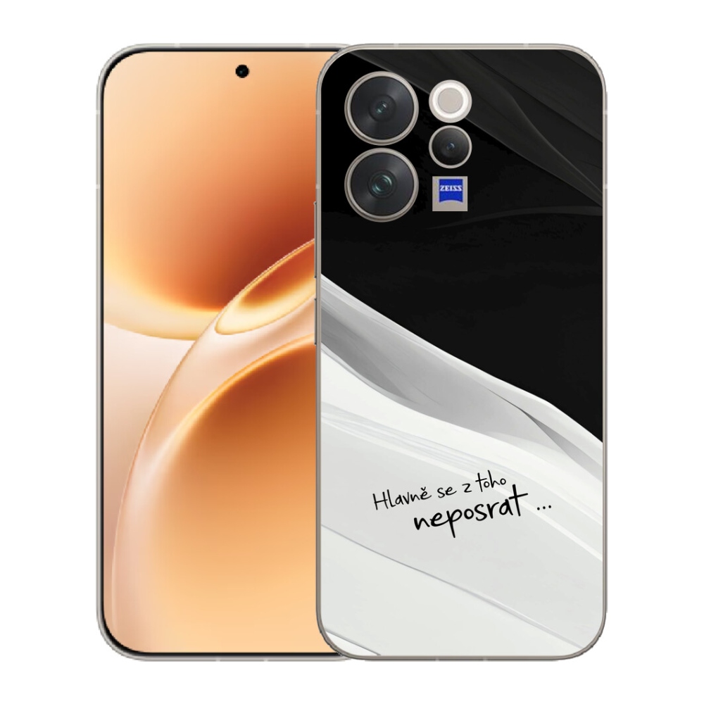 mmCase géltok a Vivo V70-hez – vicces szöveg, 13 fekete-fehér háttér