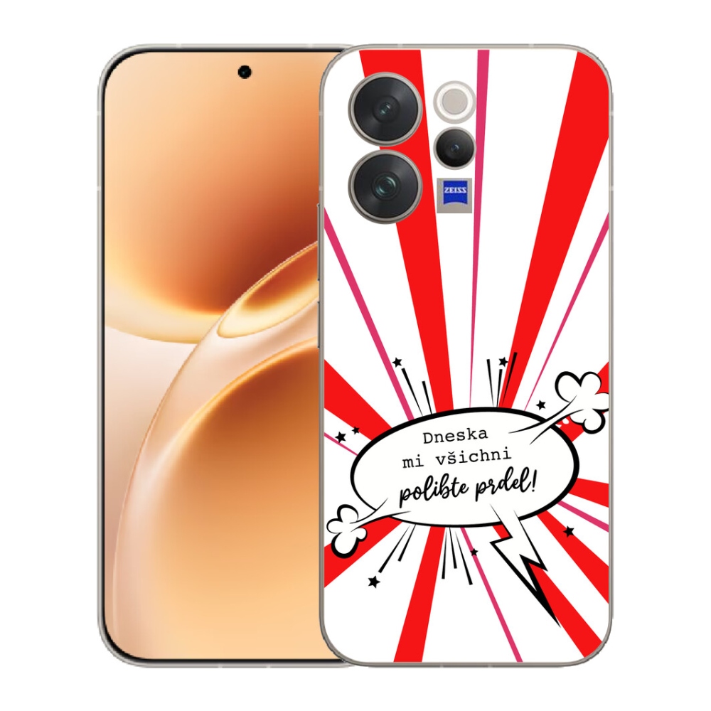 mmCase géltok a Vivo V70-hez – vicces felirat, 15, fehér háttér