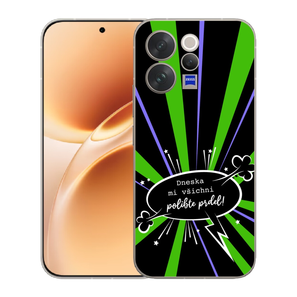 mmCase géltok a Vivo V70-hez – vicces felirat, 15, fekete háttér