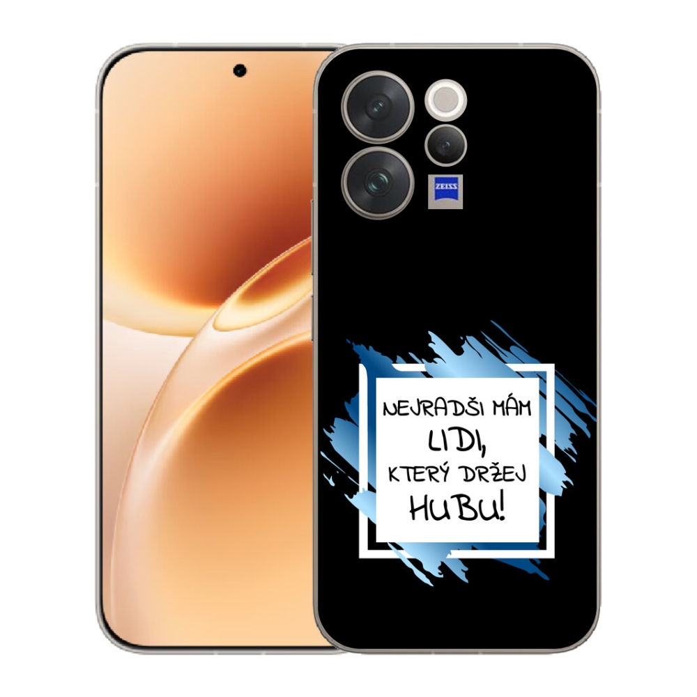 mmCase géltok a Vivo V70-hez – vicces szöveg, 7 fekete-fehér háttér