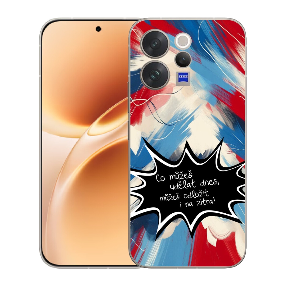 mmCase géltok a Vivo V70-hez – vicces felirat, 9, fekete háttér