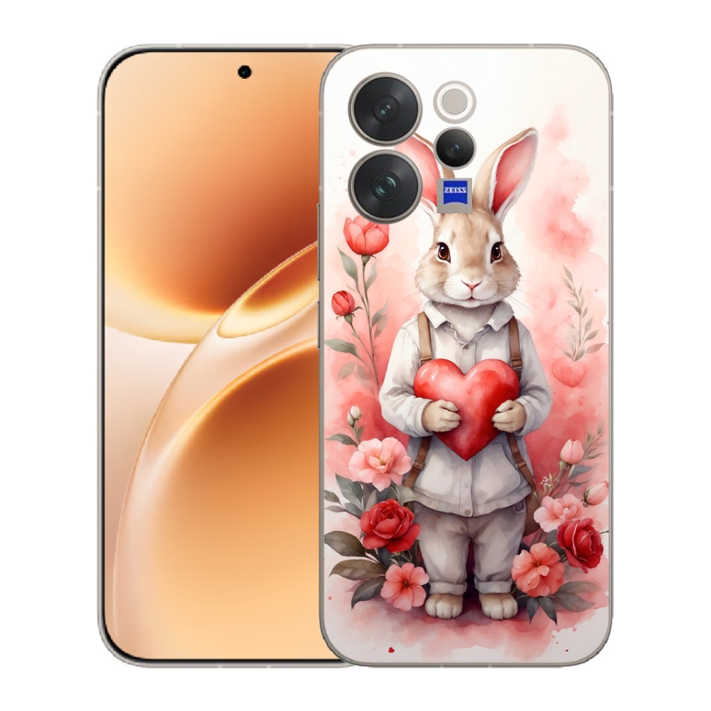mmCase géltok a Vivo V70-hez – nyuszi szívecskével