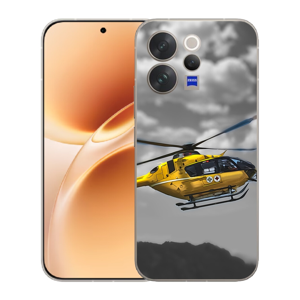 mmCase géltok a Vivo V70-hez – sárga helikopter