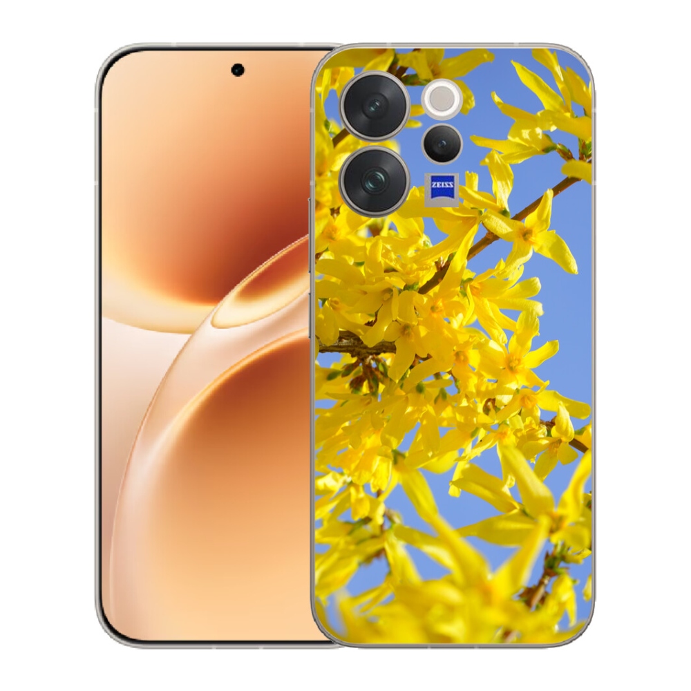 mmCase géltok a Vivo V70-hez – sárga virágok