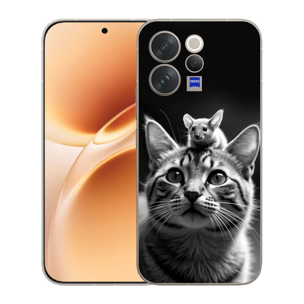 mmCase gélhuzat a Vivo V70-hez – Állati barátság 2