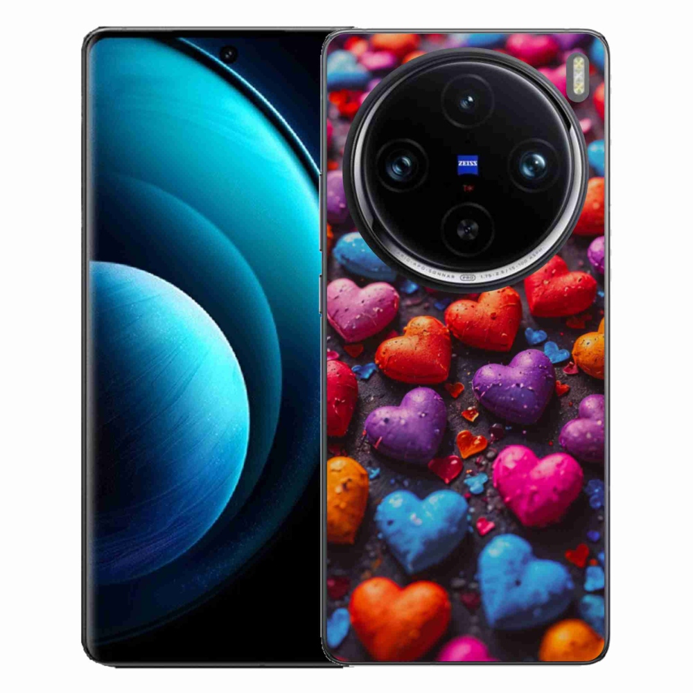 mmCase géltok a Vivo X100 Pro 5G-hez – színes szívek