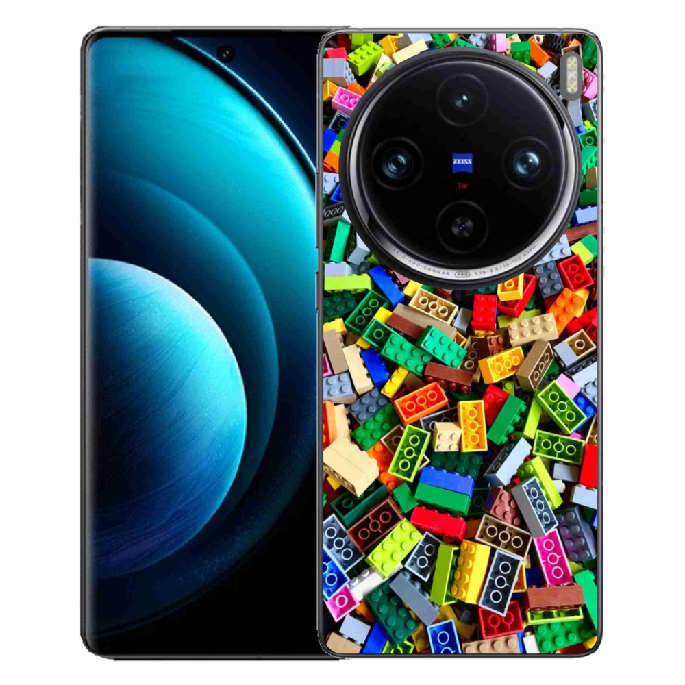 mmCase gélhuzat a Vivo X100 Pro 5G-hez – színes építőelemek