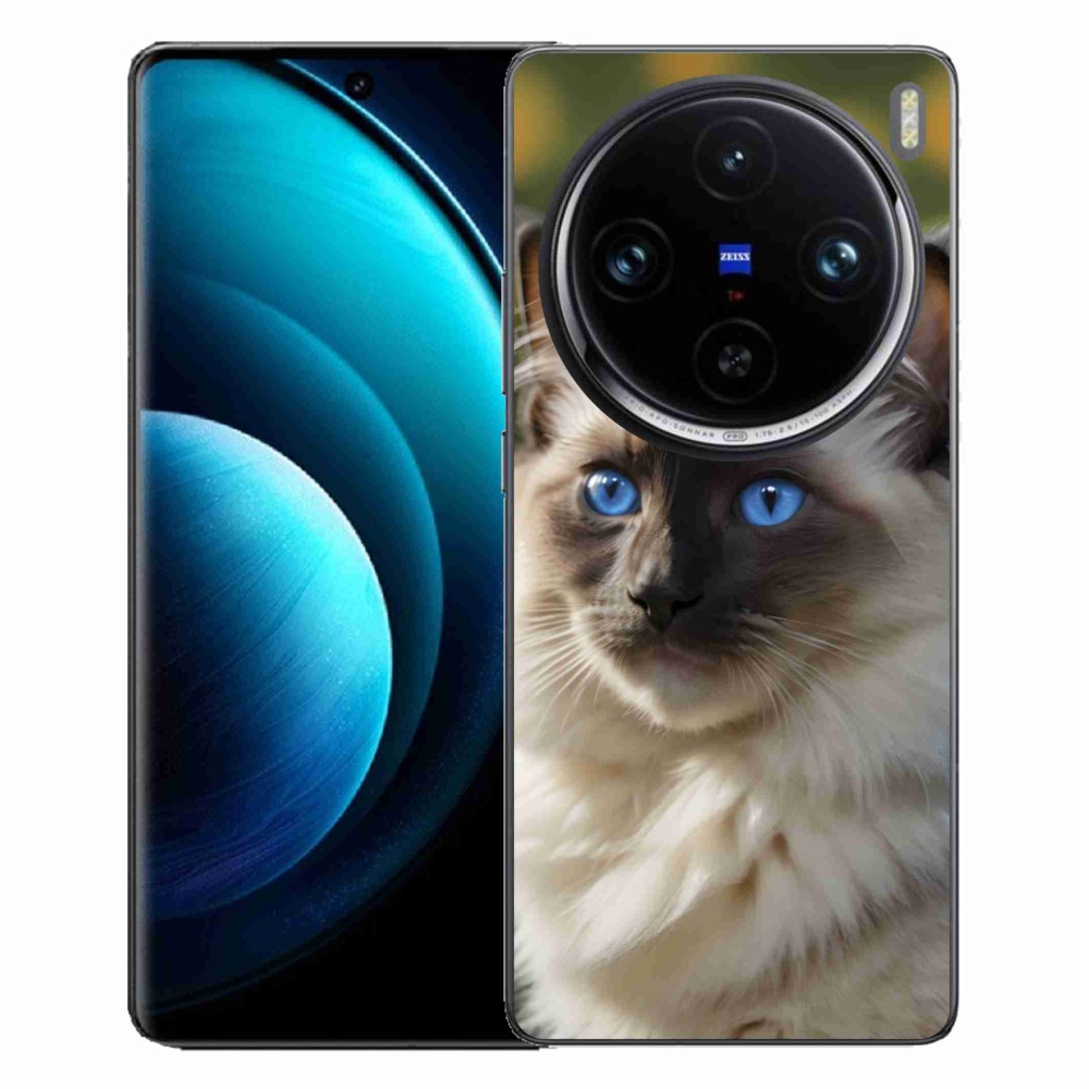 mmCase gélhuzat a Vivo X100 Pro 5G-hez – fehér ragdoll