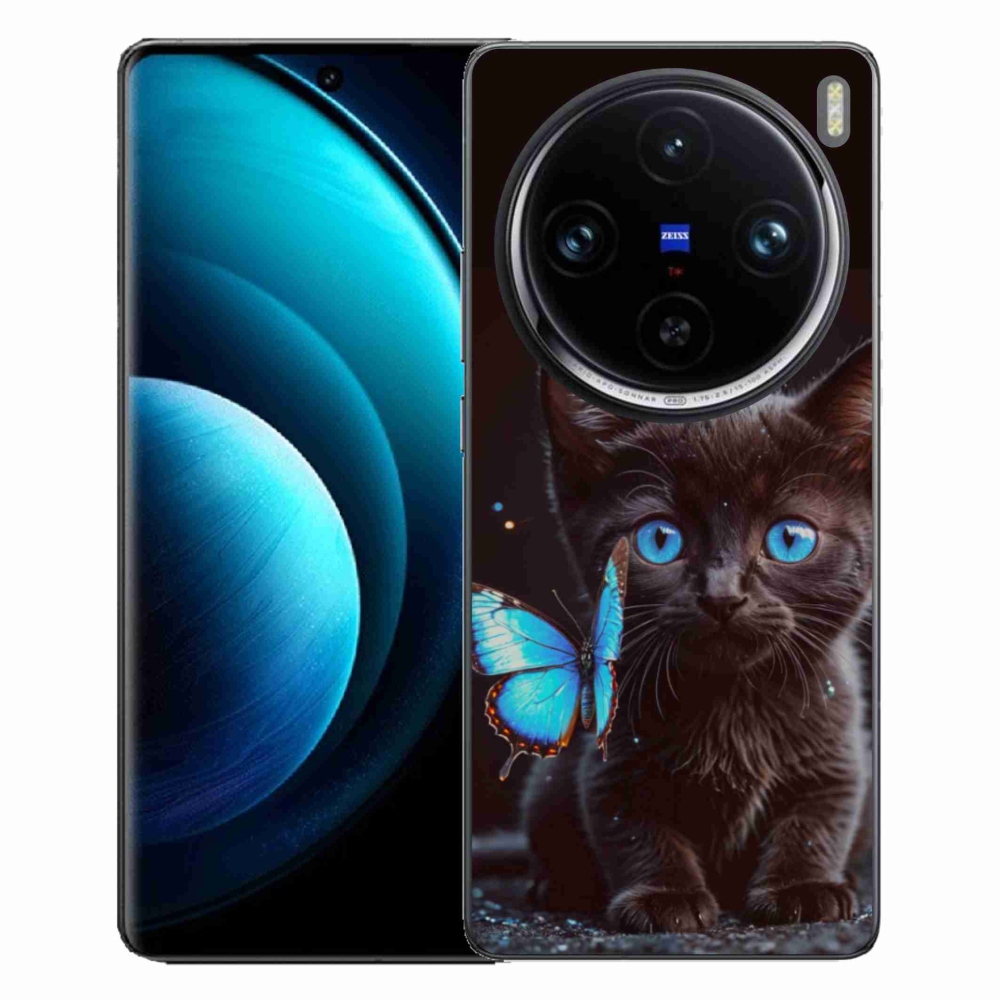 mmCase géltok a Vivo X100 Pro 5G-hez – fekete cica 3