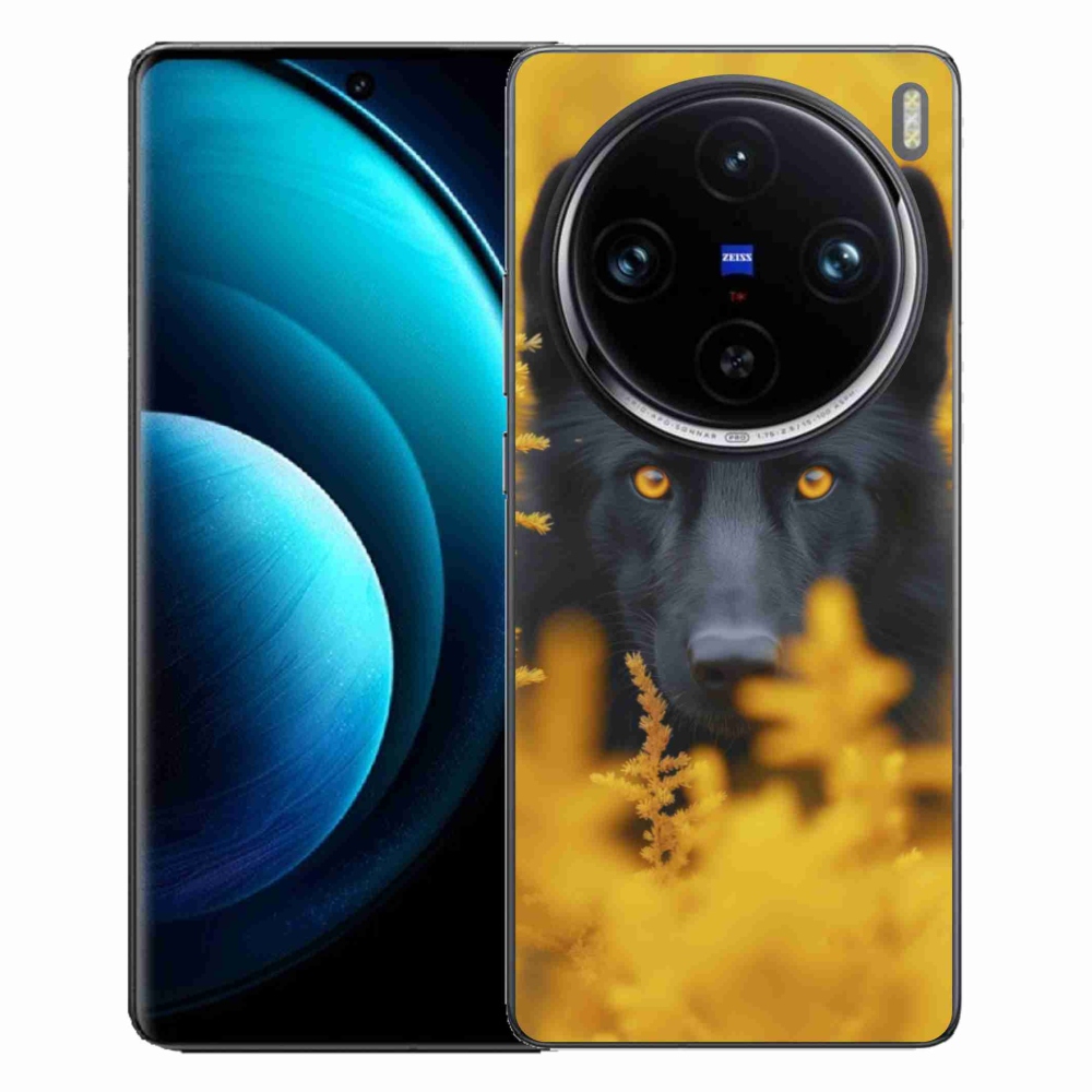 mmCase géltok a Vivo X100 Pro 5G-hez – fekete farkas 2