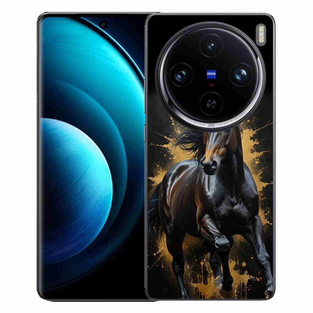 mmCase géltok a Vivo X100 Pro 5G-hez – elegáns fekete csődör
