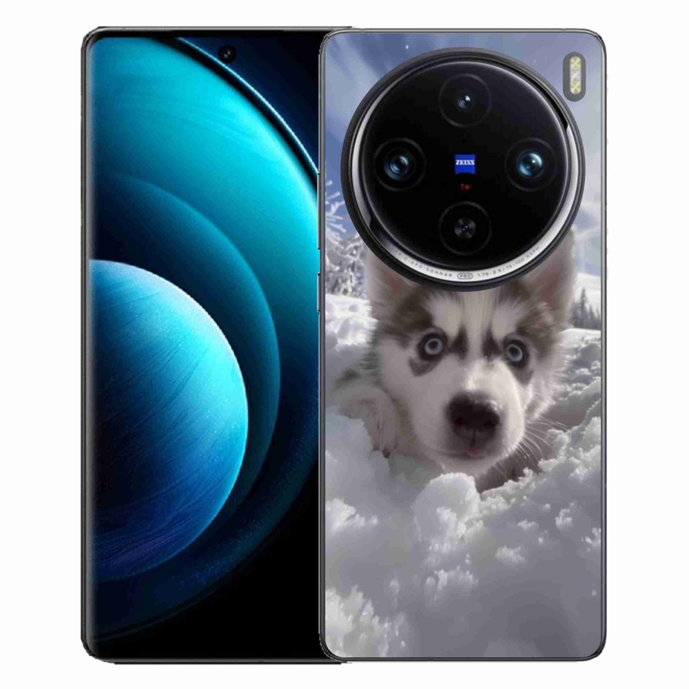 mmCase géltok a Vivo X100 Pro 5G-hez – husky a hóban