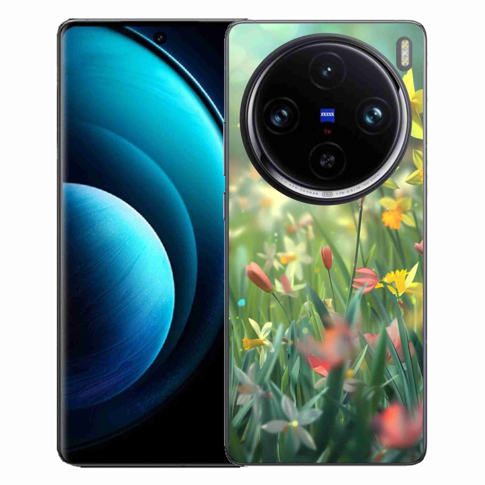 mmCase géltok a Vivo X100 Pro 5G-hez – tavaszi virágok