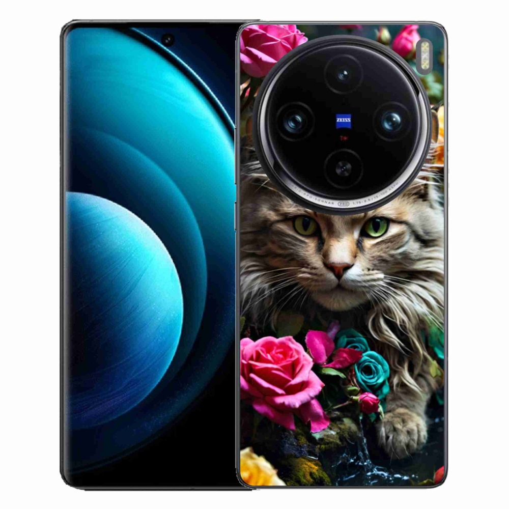 mmCase géltok a Vivo X100 Pro 5G-hez – macskás mintázat 2