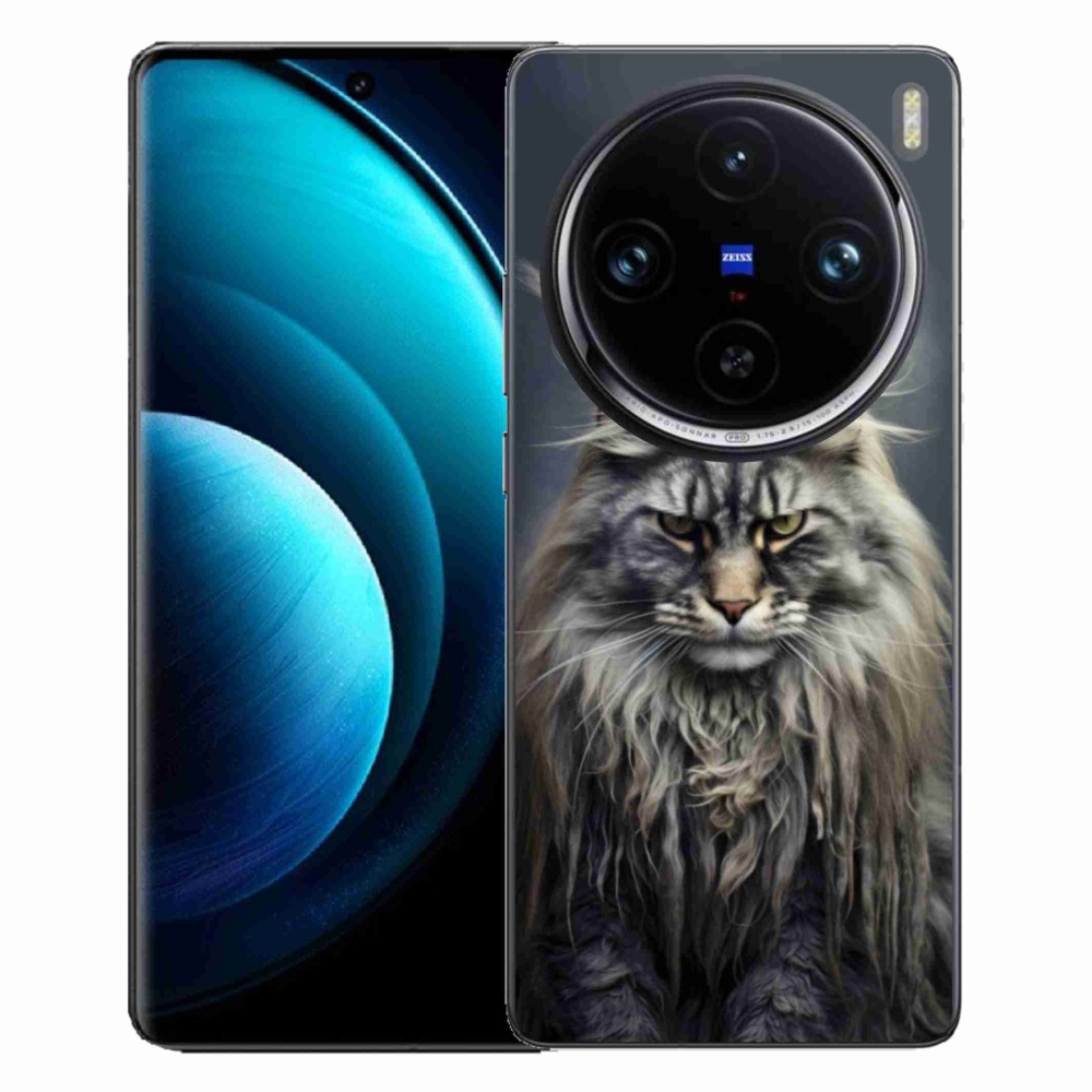 mmCase géltok a Vivo X100 Pro 5G-hez – macskás mintázat 4