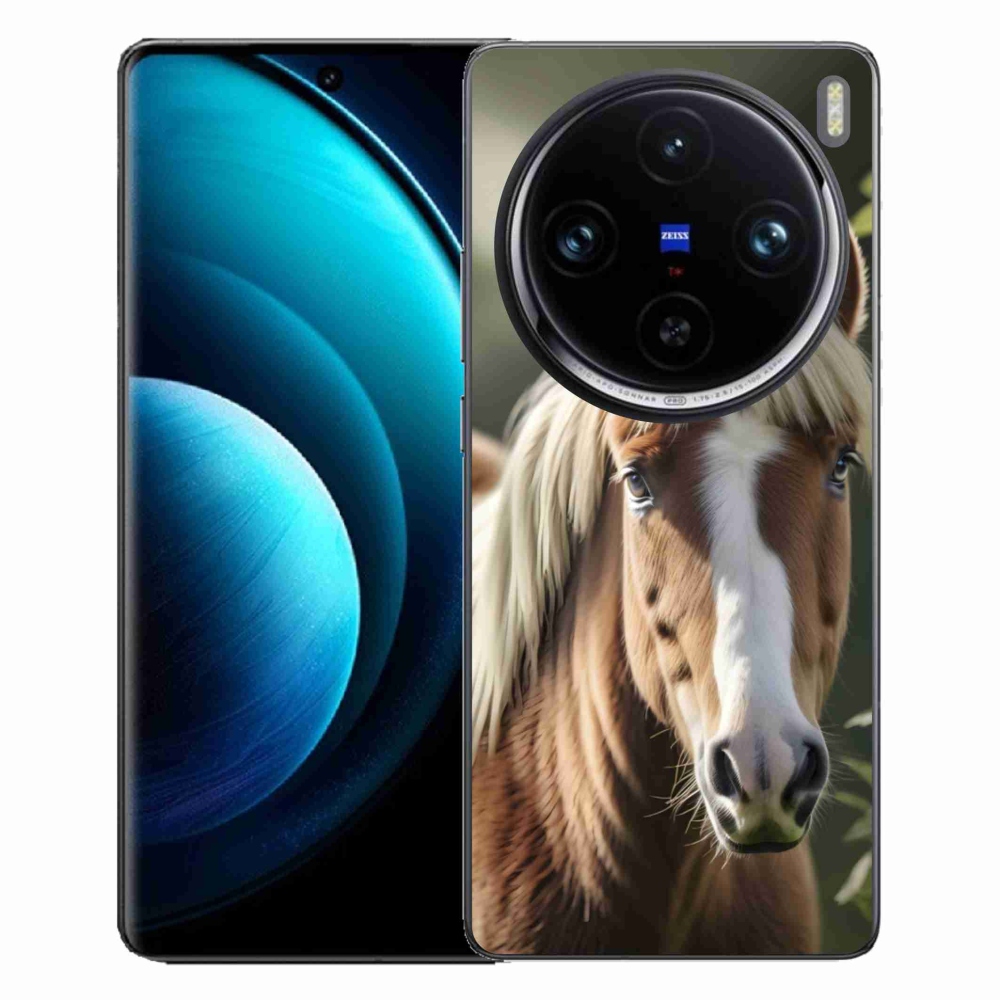 mmCase gél tok a Vivo X100 Pro 5G-hez – világos sörényű ló