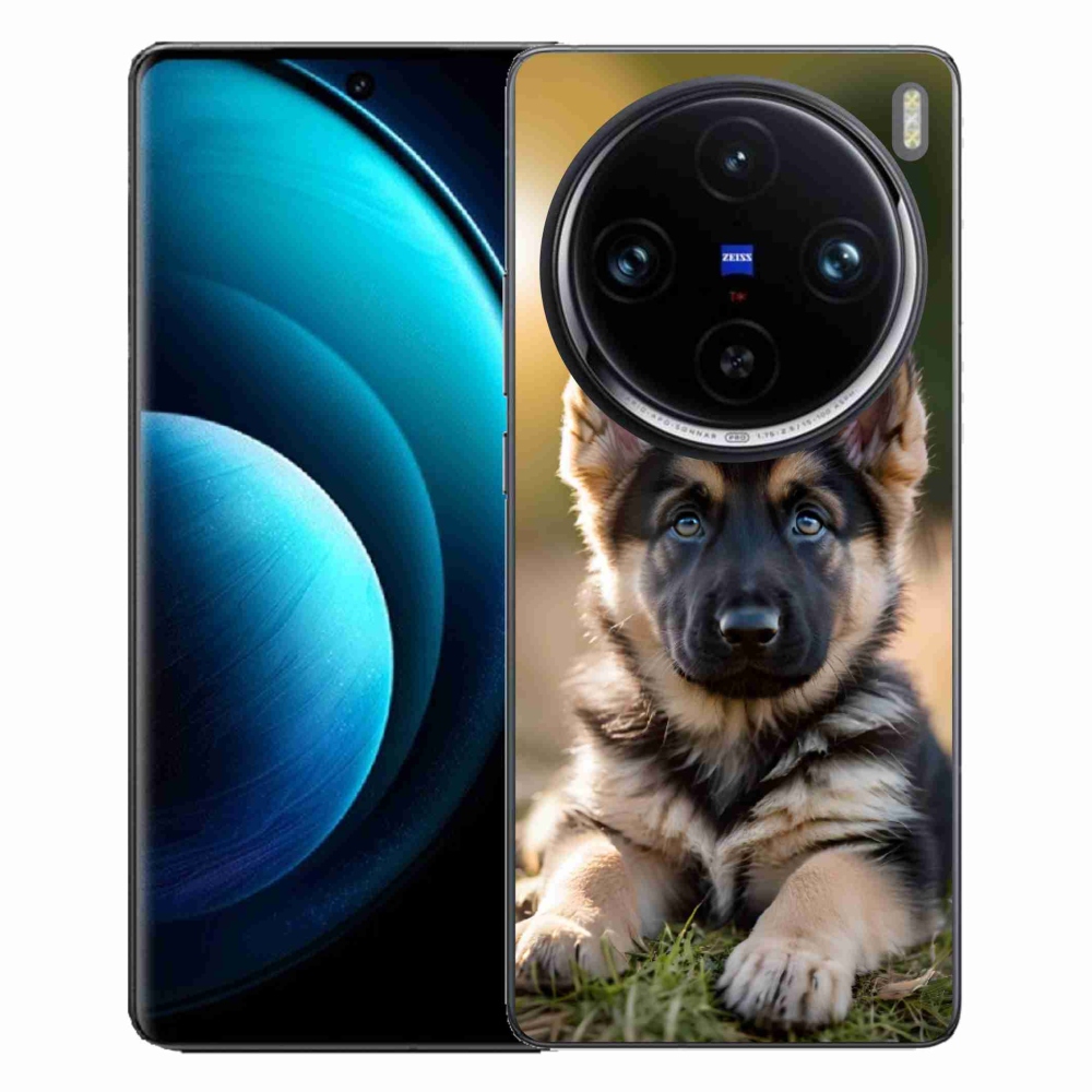 mmCase géltok a Vivo X100 Pro 5G-hez – német juhászkutya a természetben
