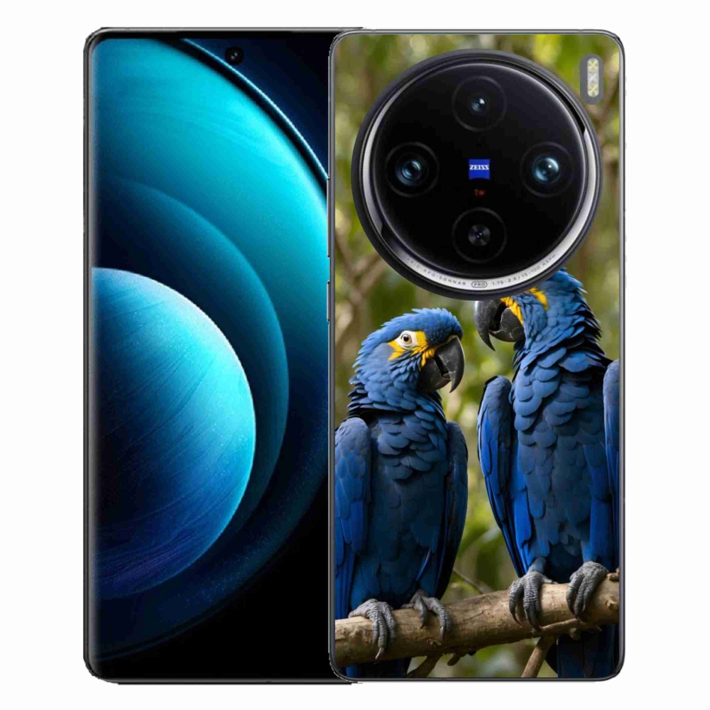 mmCase gélhuzat a Vivo X100 Pro 5G-hez – papagáj-duó