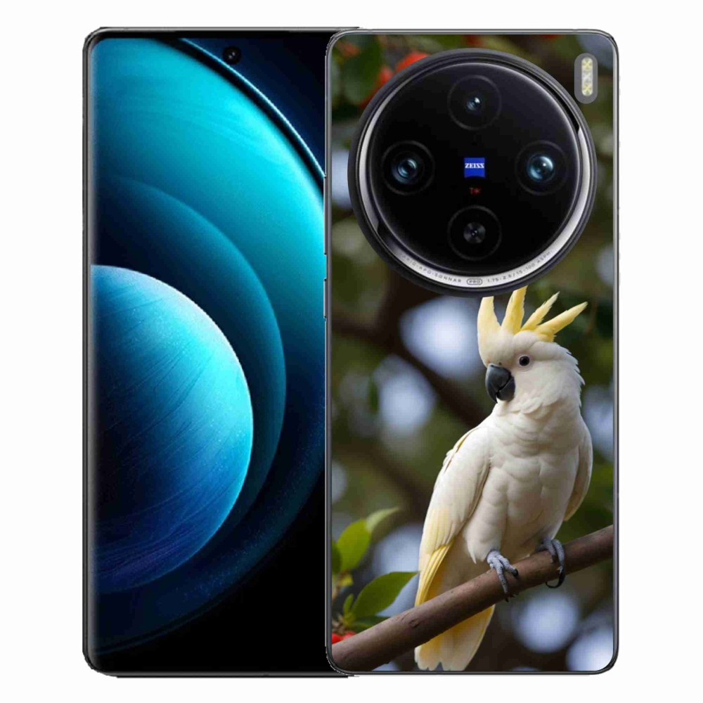 mmCase géltok a Vivo X100 Pro 5G-hez – kakadu papagáj 3