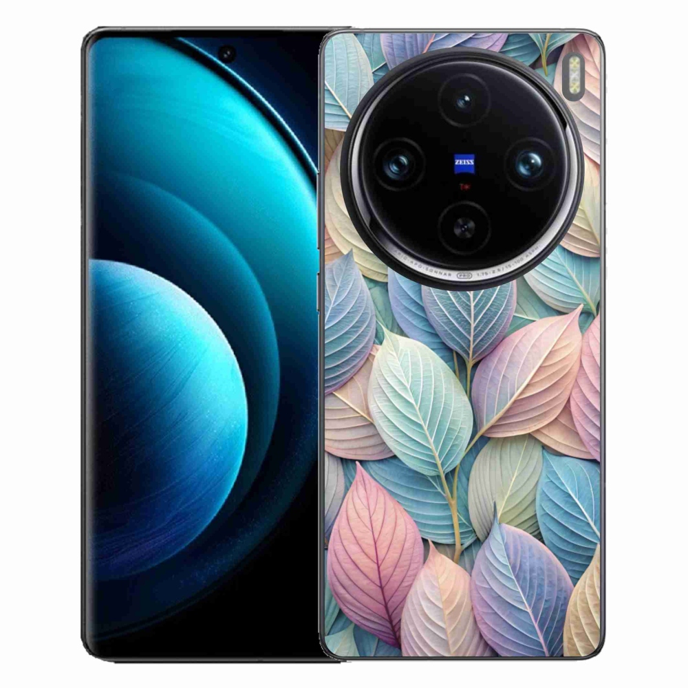 mmCase gélhuzat a Vivo X100 Pro 5G-hez – pasztell levelek