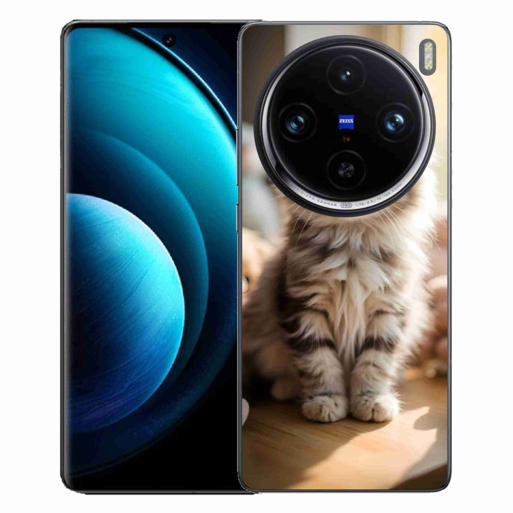 mmCase gél tok a Vivo X100 Pro 5G-hez – aranyos cica 10
