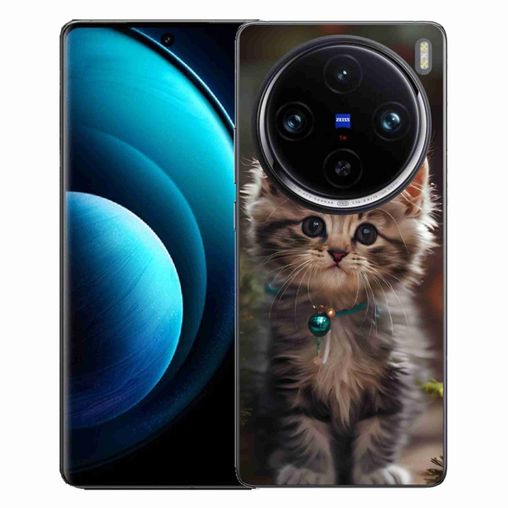 mmCase gél tok a Vivo X100 Pro 5G-hez – aranyos cica 11