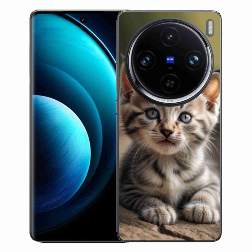 mmCase gél tok a Vivo X100 Pro 5G-hez – aranyos cica 9