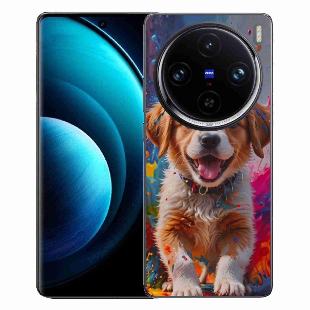 mmCase gél tok a Vivo X100 Pro 5G-hez – aranyos kiskutya 3