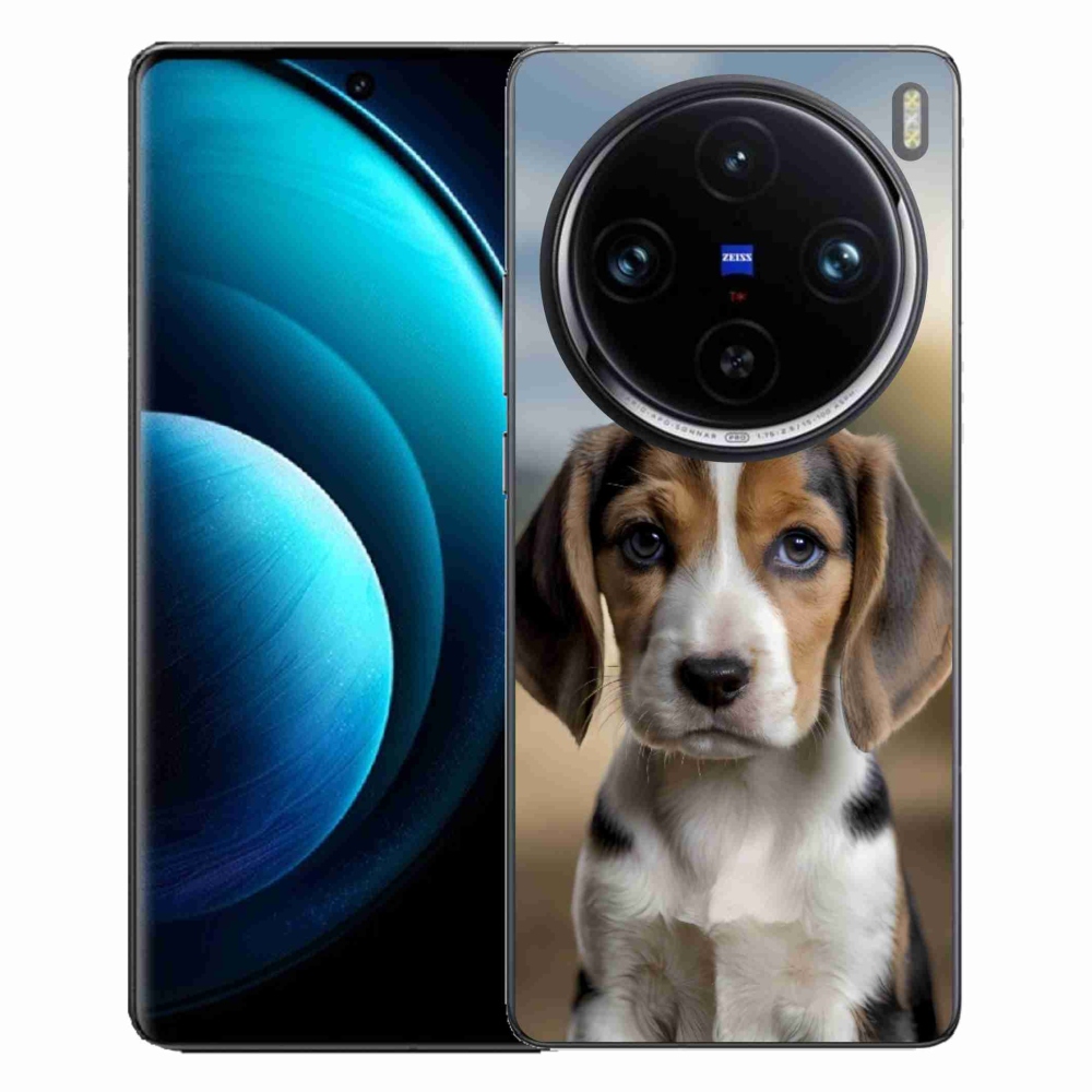 mmCase gél tok a Vivo X100 Pro 5G-hez – aranyos beagle
