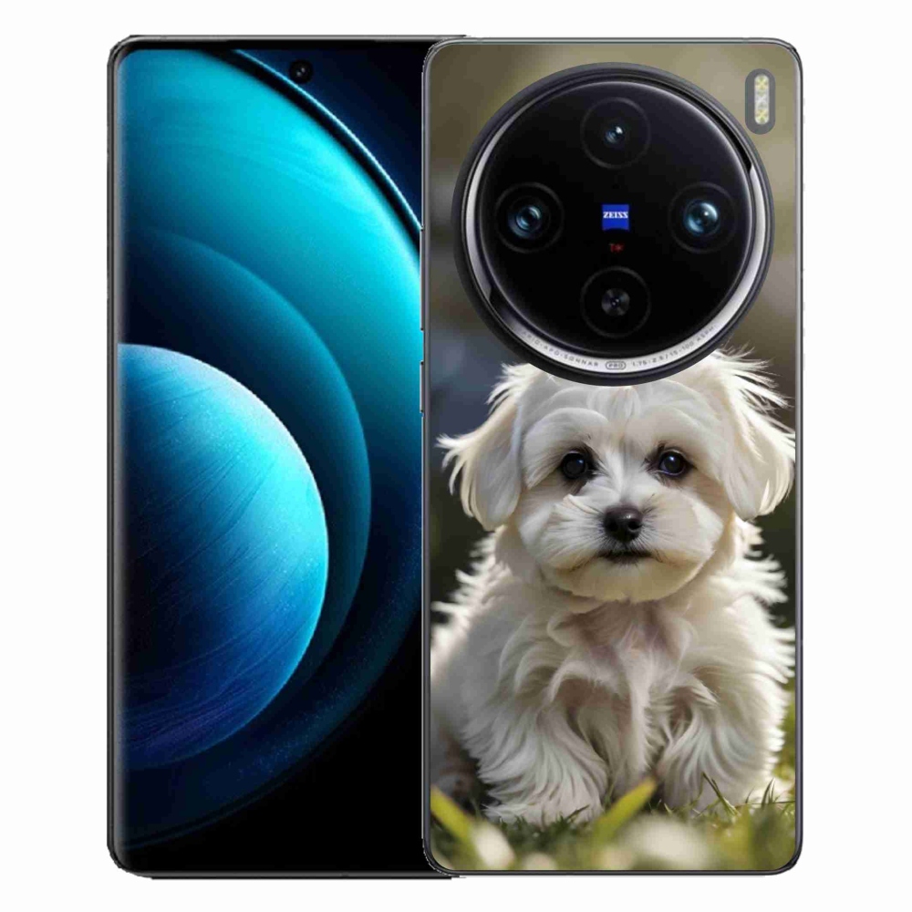 mmCase gél tok a Vivo X100 Pro 5G-hez – aranyos máltai kutyus
