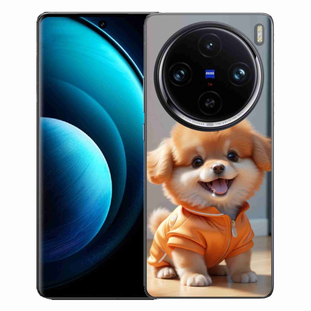 mmCase géltok a Vivo X100 Pro 5G-hez – aranyos pomerániai pulóverben