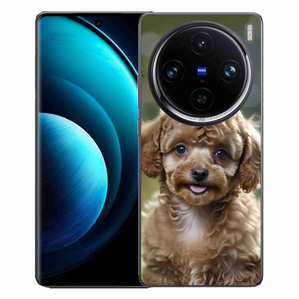 mmCase gél tok a Vivo X100 Pro 5G-hez – aranyos pudli
