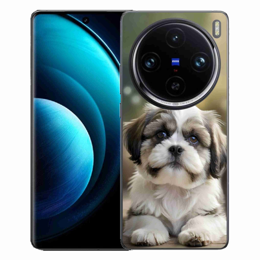 mmCase gél tok a Vivo X100 Pro 5G-hez – aranyos shih-tzu