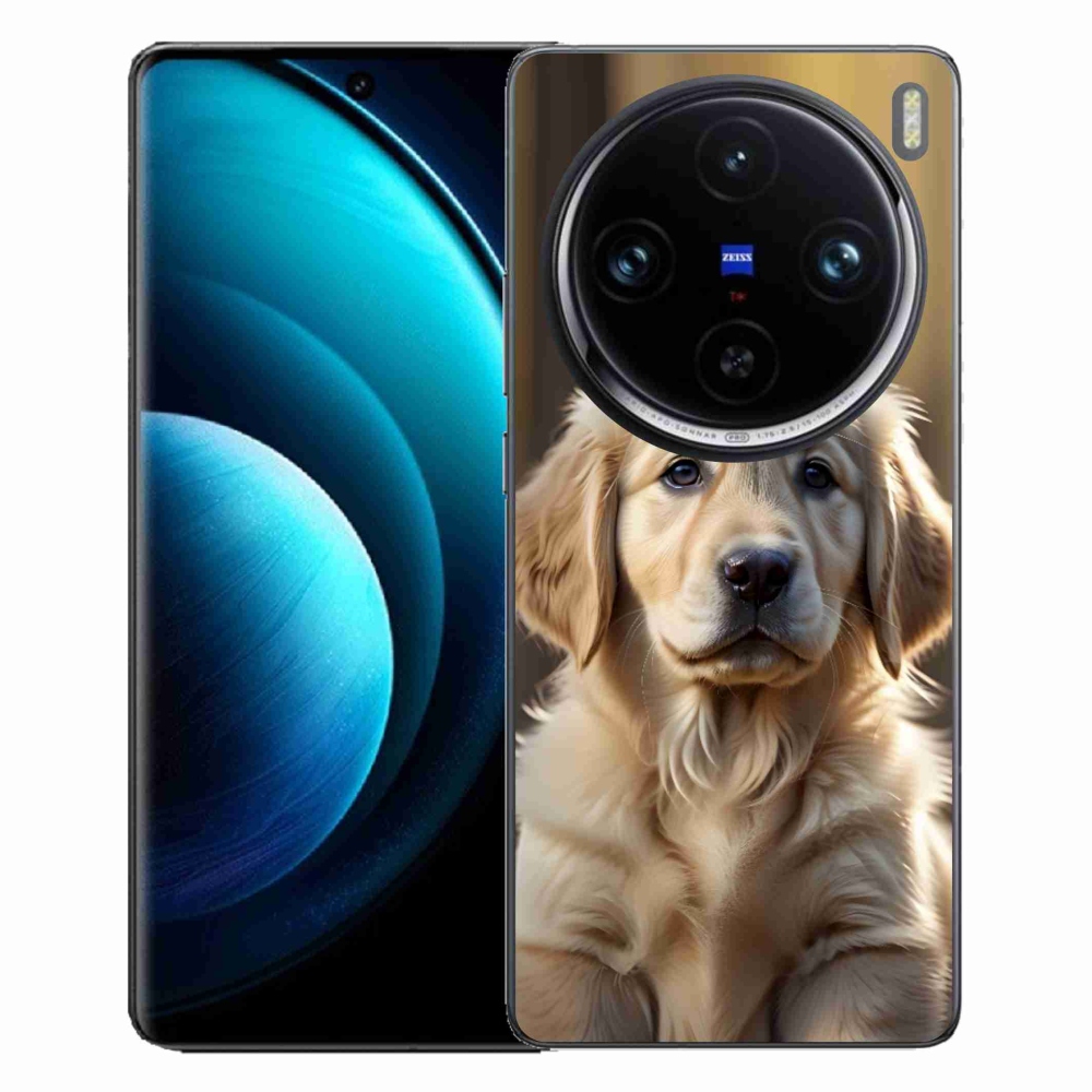 mmCase géltok a Vivo X100 Pro 5G-hez – aranyos arany retriever