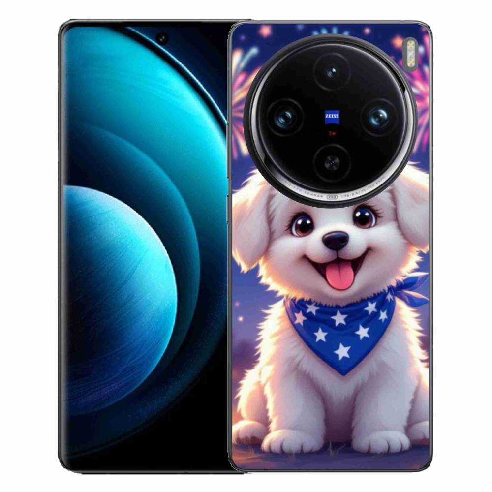 mmCase gél tok a Vivo X100 Pro 5G-hez – ünnepi kiskutya
