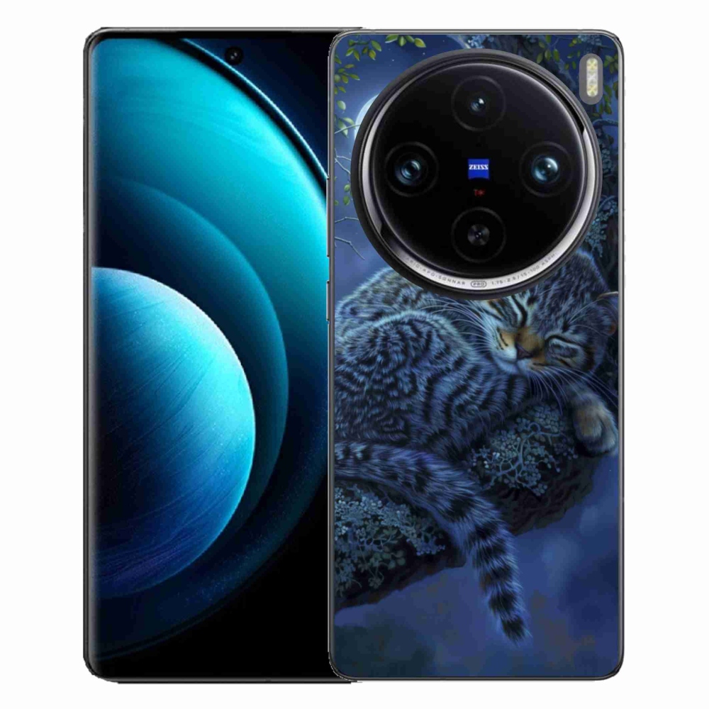 mmCase gél tok a Vivo X100 Pro 5G-hez – alvó macska