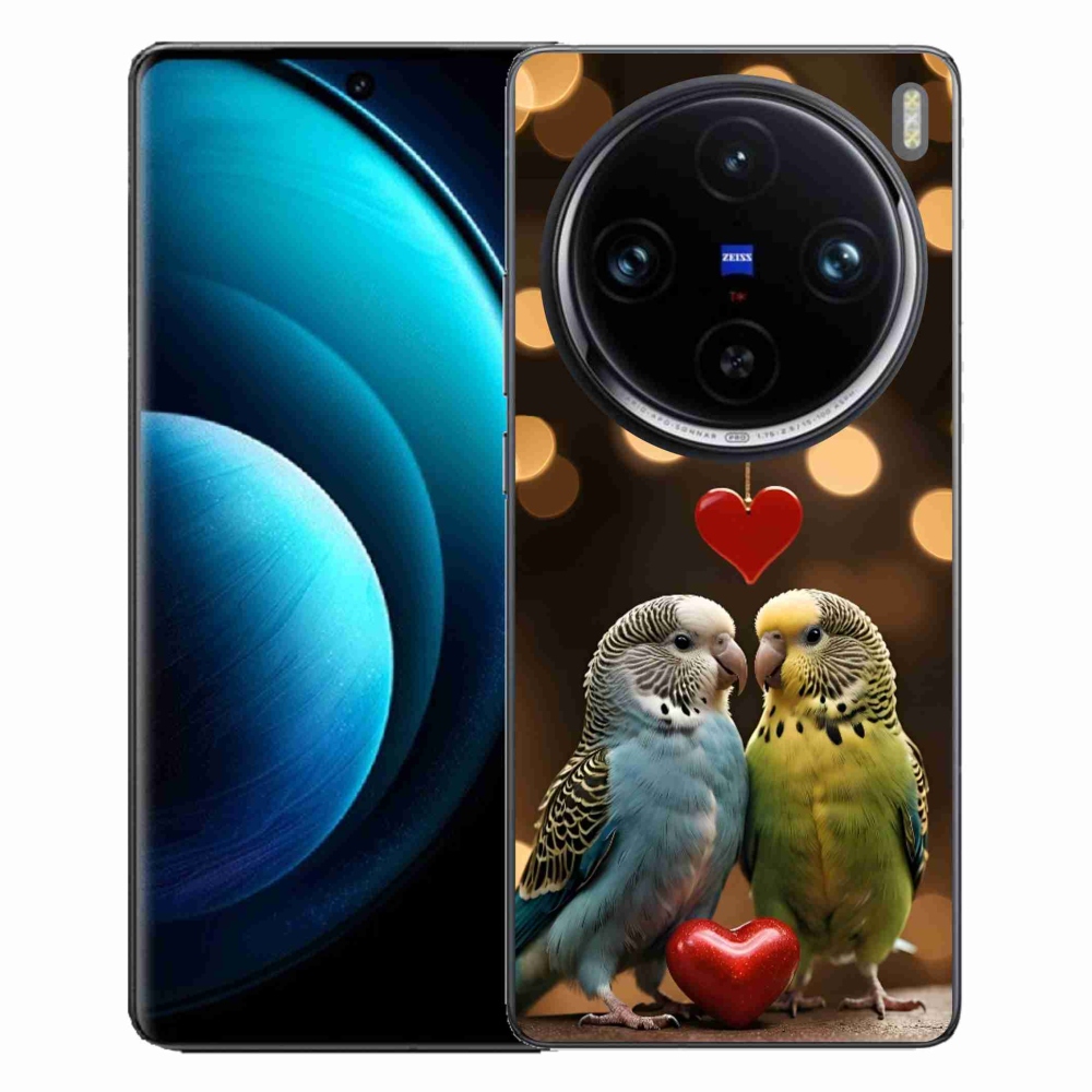 mmCase géltok a Vivo X100 Pro 5G-hez – szerelmes papagájok