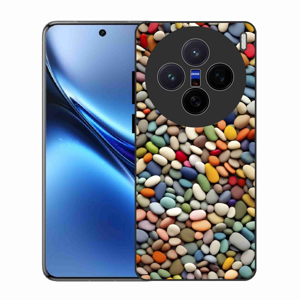 Zselés borítás mmCase a Vivo X200 5G-hez - színes strasszkövek 2