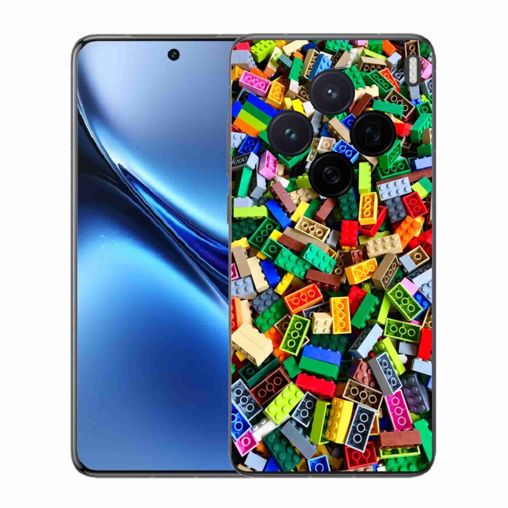 Gélburkolat mmCase a Vivo X200 5G-hez - színes építőelemek