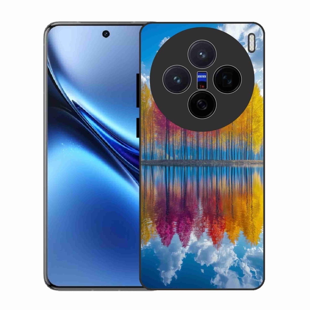 Zselés borítás mmCase a Vivo X200 5G-hez - színes fák