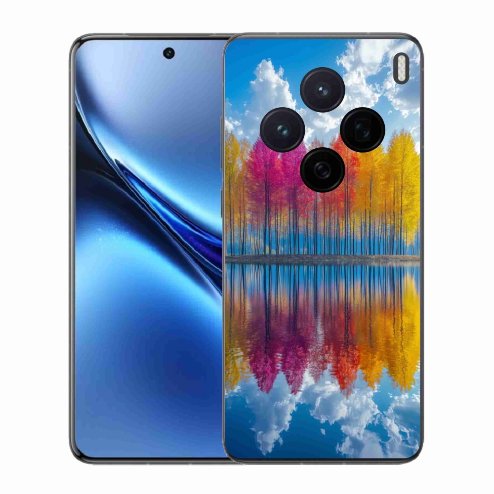 Zselés borítás mmCase a Vivo X200 5G-hez - színes fák