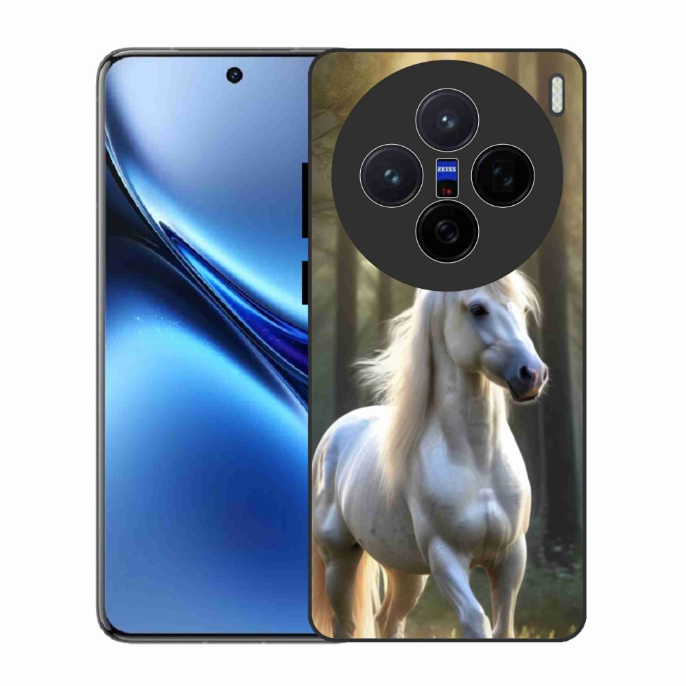 Zselés borítás mmCase a Vivo X200 5G-hez - fehér ló 3