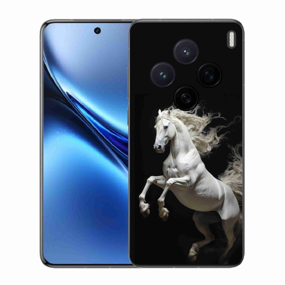 Zselés borítás mmCase Vivo X200 5G - fehér ló 4