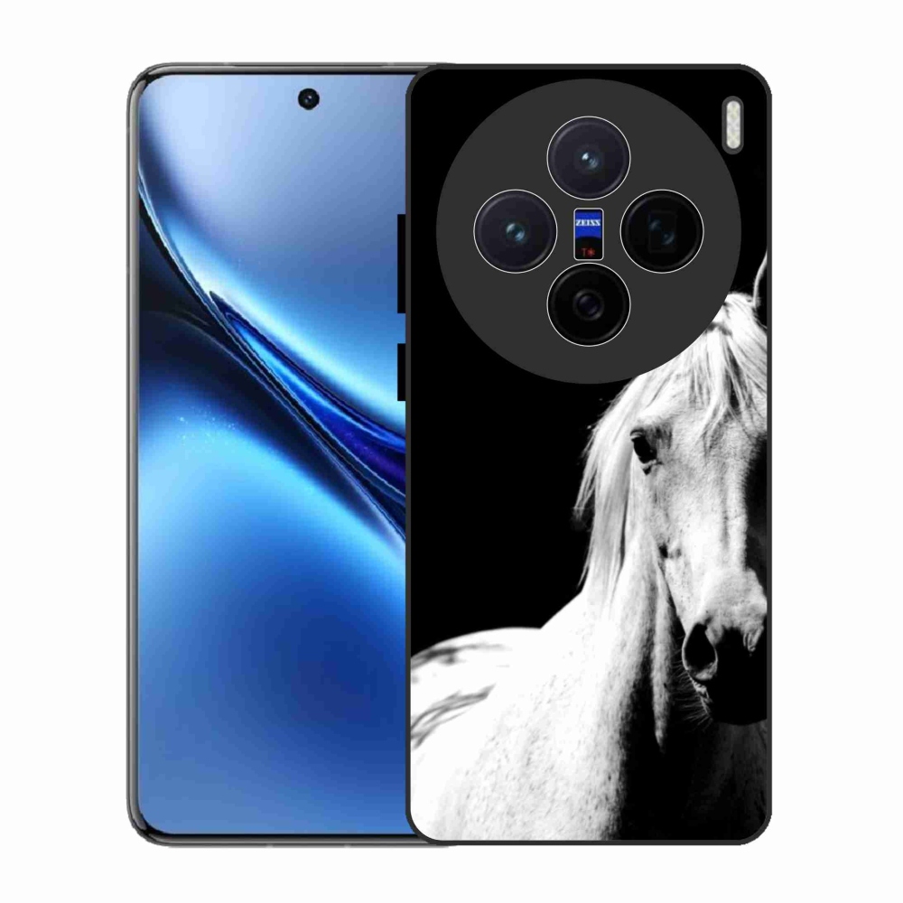 Zselés borítás mmCase a Vivo X200 5G-hez - fehér ló 5