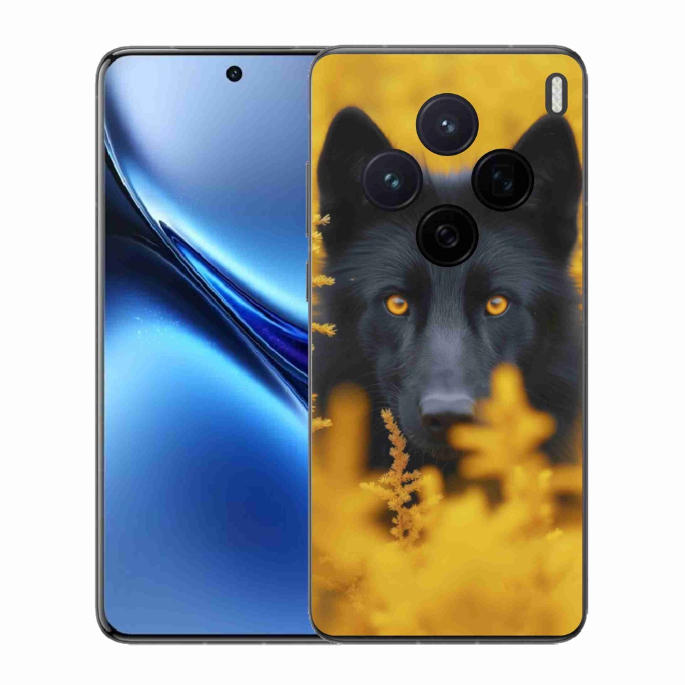 Zselés borítás mmCase Vivo X200 5G - fekete farkas 2